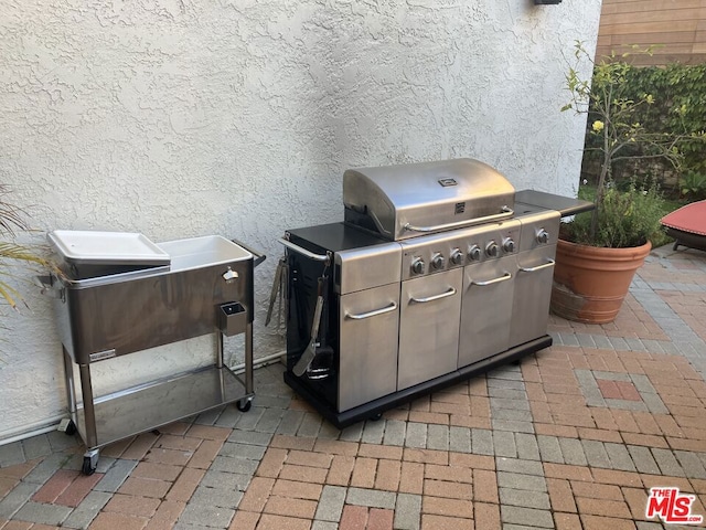 view of patio / terrace featuring area for grilling