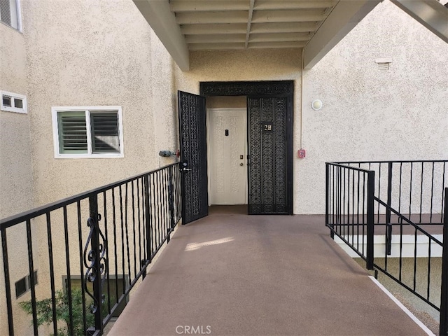 view of entrance to property