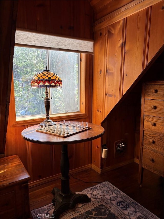 bathroom with wood finished floors