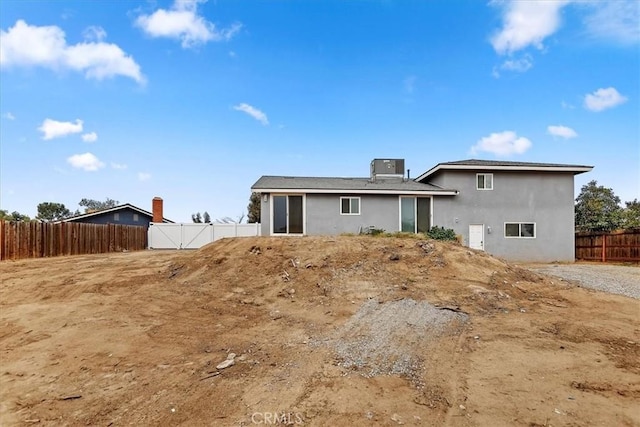 view of rear view of property