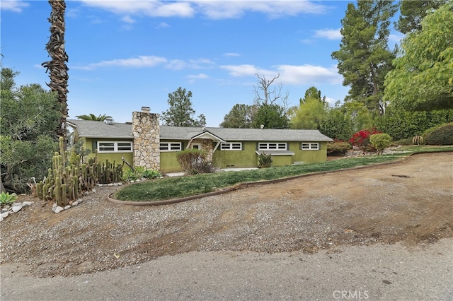 view of ranch-style home