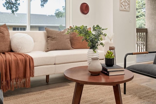 balcony featuring outdoor lounge area