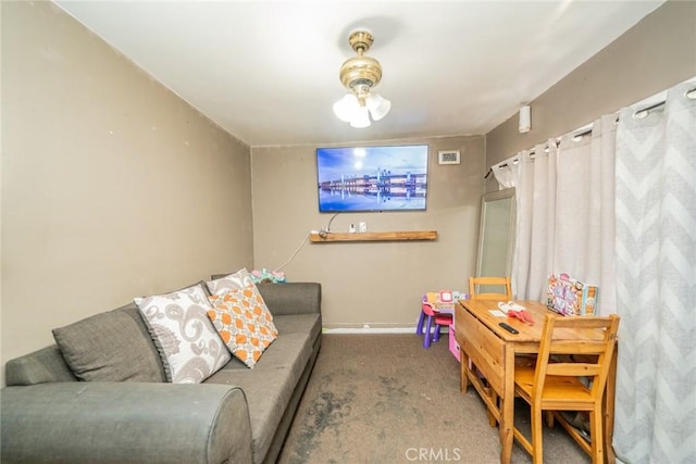 game room featuring carpet flooring