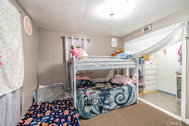 bedroom with carpet flooring