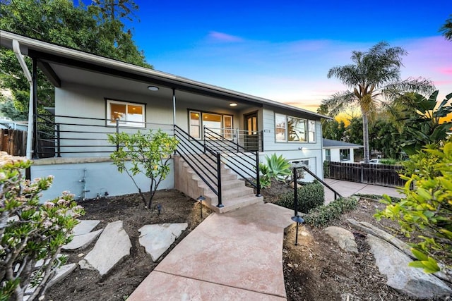 view of ranch-style house