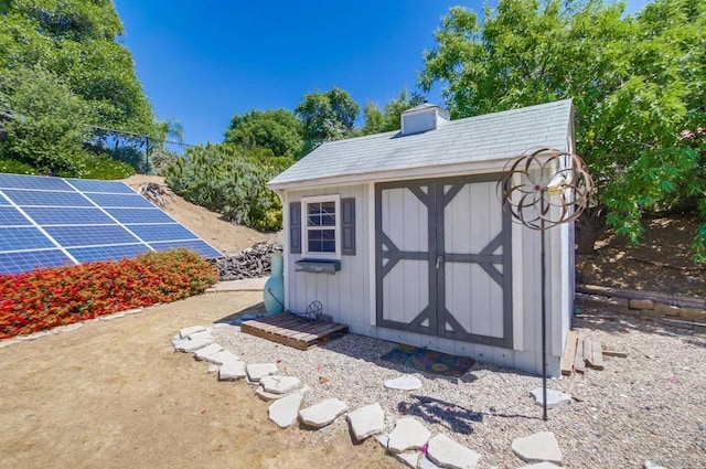 view of outbuilding