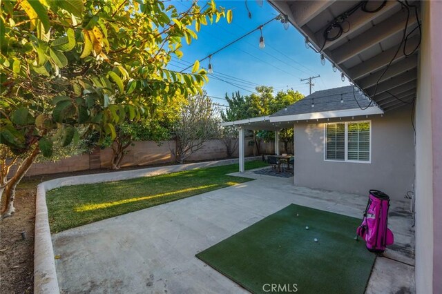 3140 Sumatra Pl, Costa Mesa, CA 92626 - view of yard featuring a patio area
