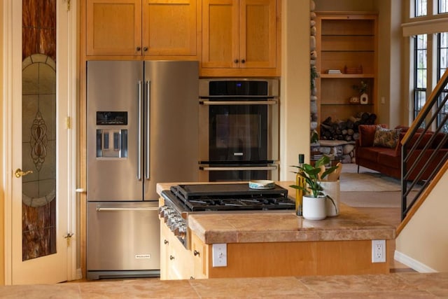 kitchen with stainless steel appliances