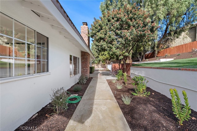 view of yard featuring a patio