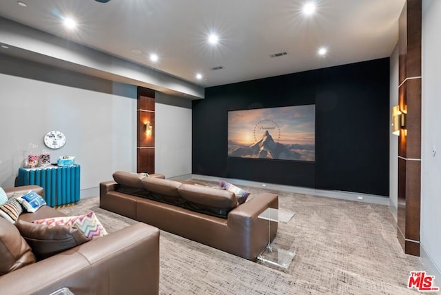 view of home theater