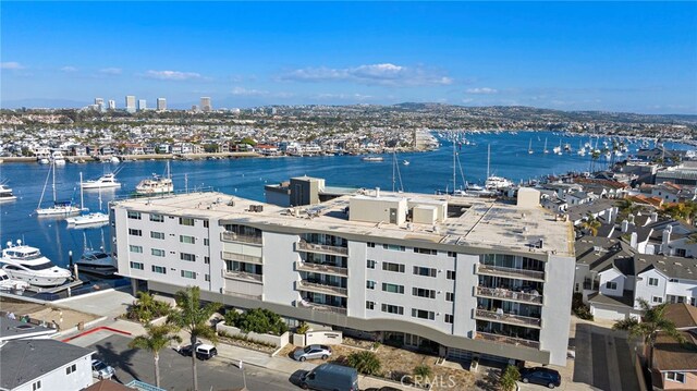 exterior space featuring a water view