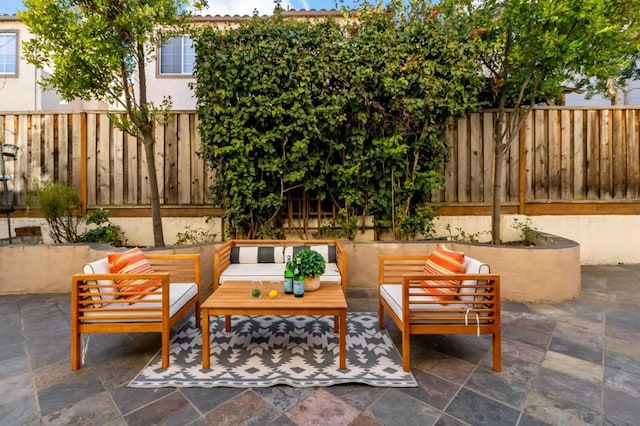 view of patio / terrace with outdoor lounge area