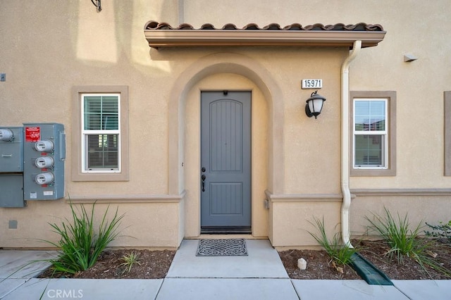 view of entrance to property