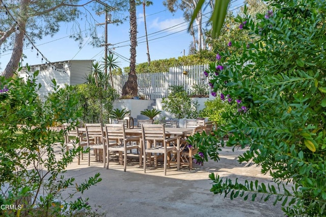 view of patio