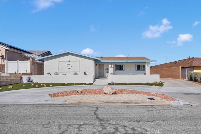 view of ranch-style home