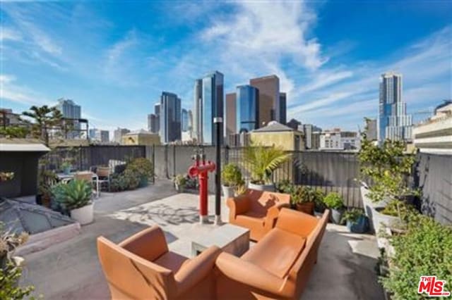 view of patio / terrace with an outdoor hangout area