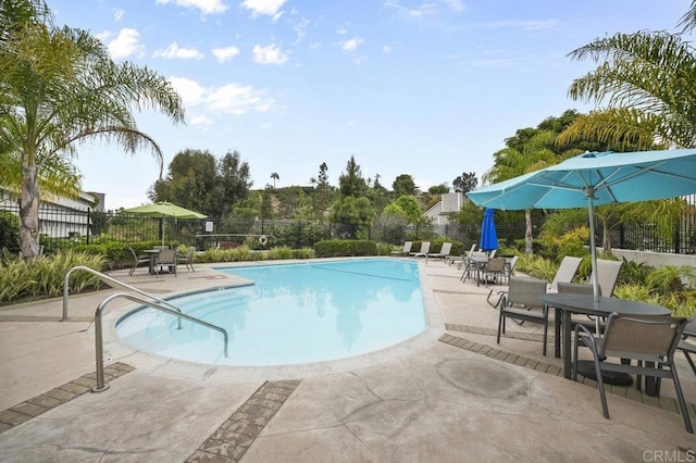 3575 Monair Dr Unit C, San Diego, CA 92117 - community pool featuring a patio
