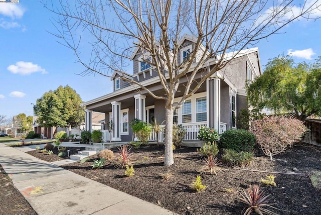 view of front of home featuring a porch