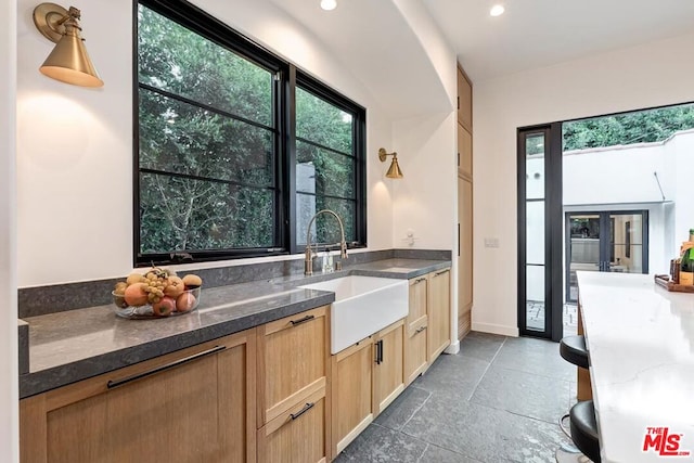 bathroom featuring vanity and a wealth of natural light