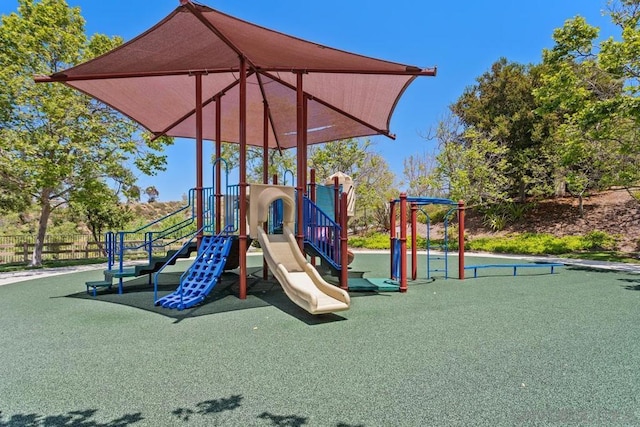 view of jungle gym