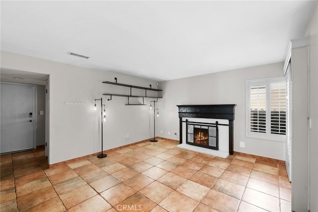 view of unfurnished living room