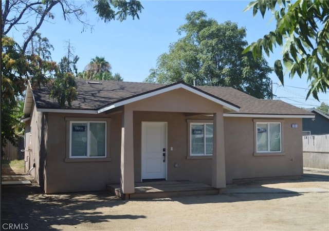 view of front of property