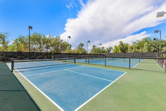 view of tennis court