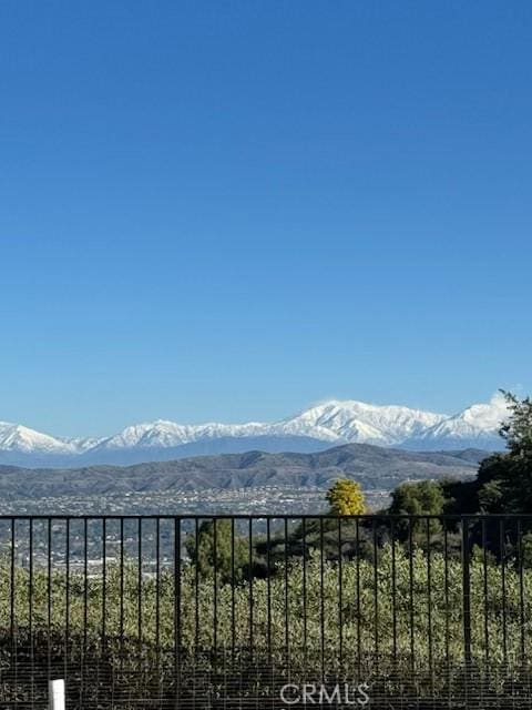 view of mountain feature