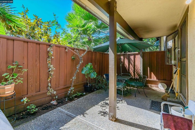 view of patio