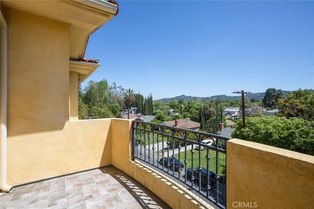 12449 Kling St Unit Ph2, Studio City, CA 91604 - balcony with a mountain view