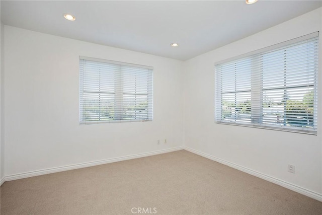 12449 Kling St Unit Ph2, Studio City, CA 91604 - unfurnished room featuring carpet flooring, recessed lighting, and baseboards