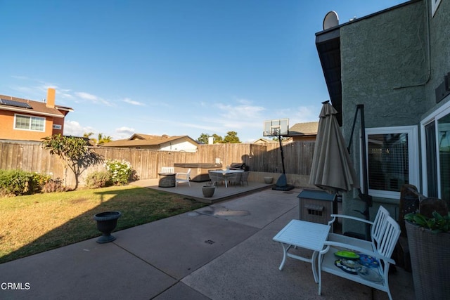 view of patio