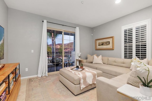 view of living room