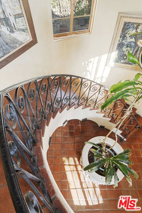 view of staircase