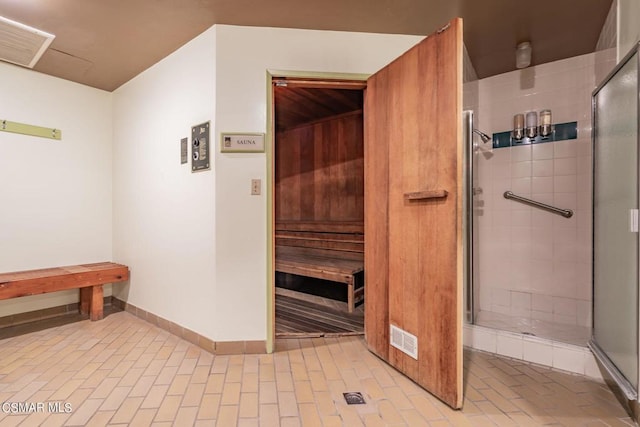 view of sauna / steam room