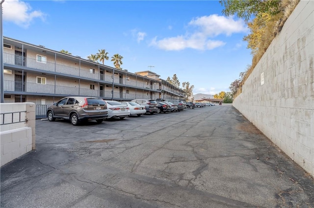 view of vehicle parking