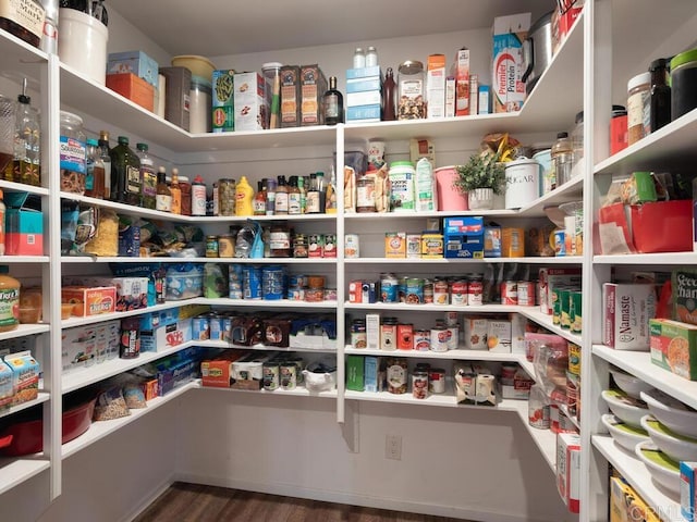 view of pantry