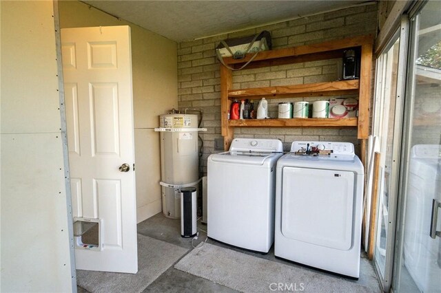 laundry room featuring washer and dryer