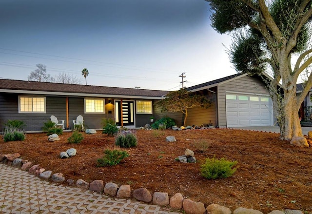 ranch-style house with a garage