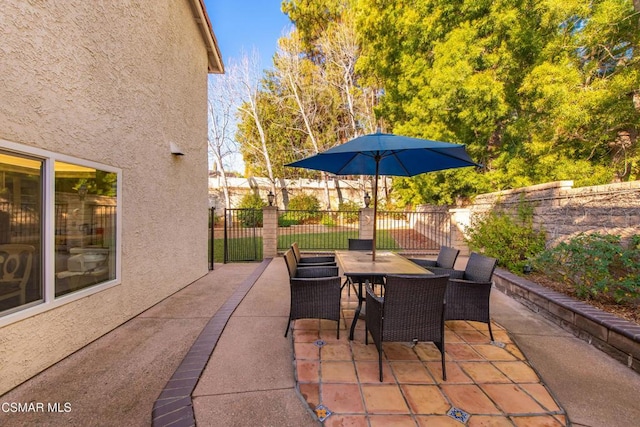 view of patio