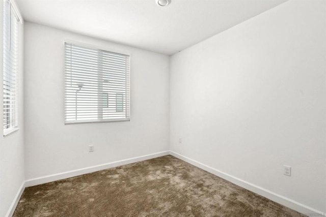 spare room featuring carpet flooring