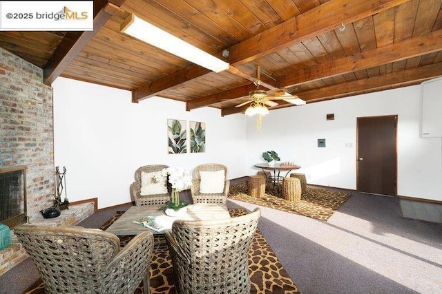 view of patio / terrace featuring ceiling fan