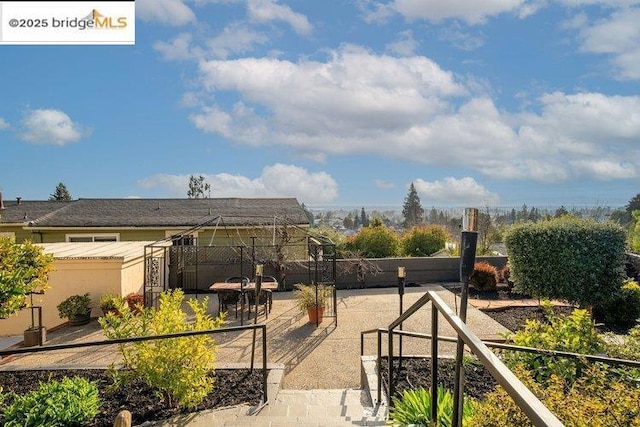 exterior space featuring a gazebo