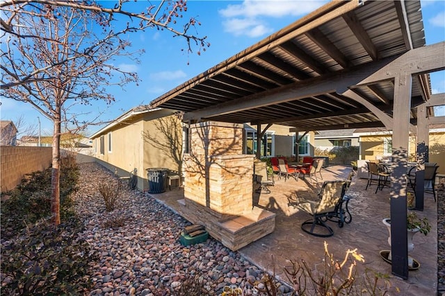 view of patio