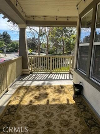 exterior space featuring a porch