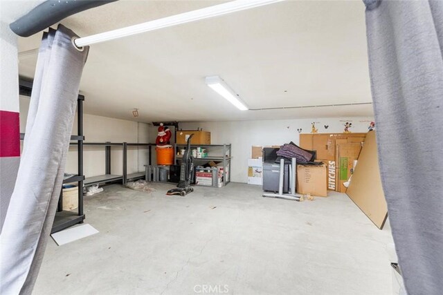view of storage room