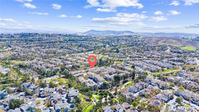 22 Arlington St, Ladera Ranch, CA 92694 - aerial view of property and surrounding area featuring mountains and nearby suburban area