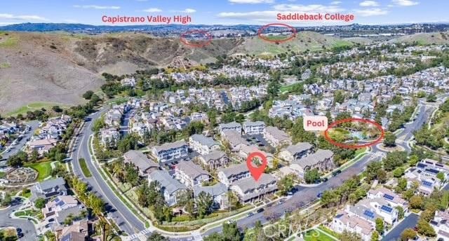 22 Arlington St, Ladera Ranch, CA 92694 - aerial view of property and surrounding area featuring nearby suburban area