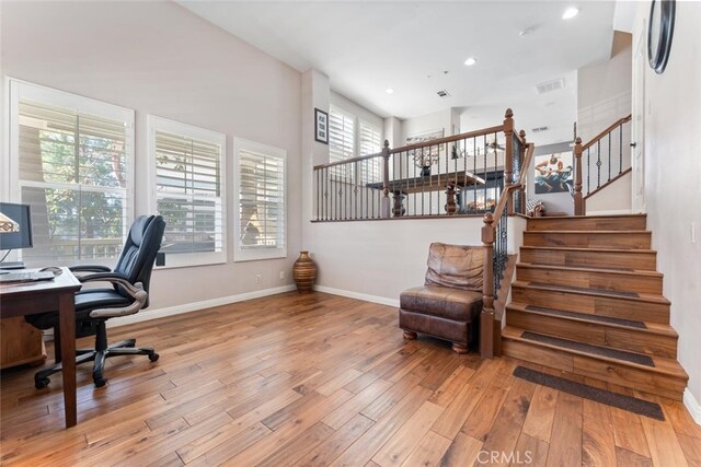 22 Arlington St, Ladera Ranch, CA 92694 - office space featuring wood-type flooring, healthy amount of natural light, and recessed lighting
