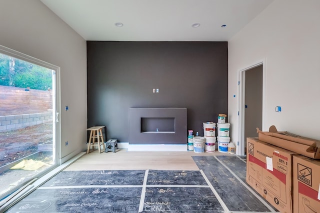 living room featuring hardwood / wood-style flooring